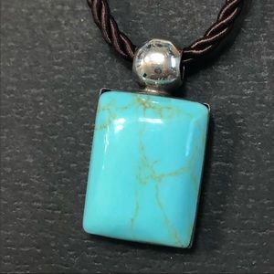 Sterling silver turquoise pendent